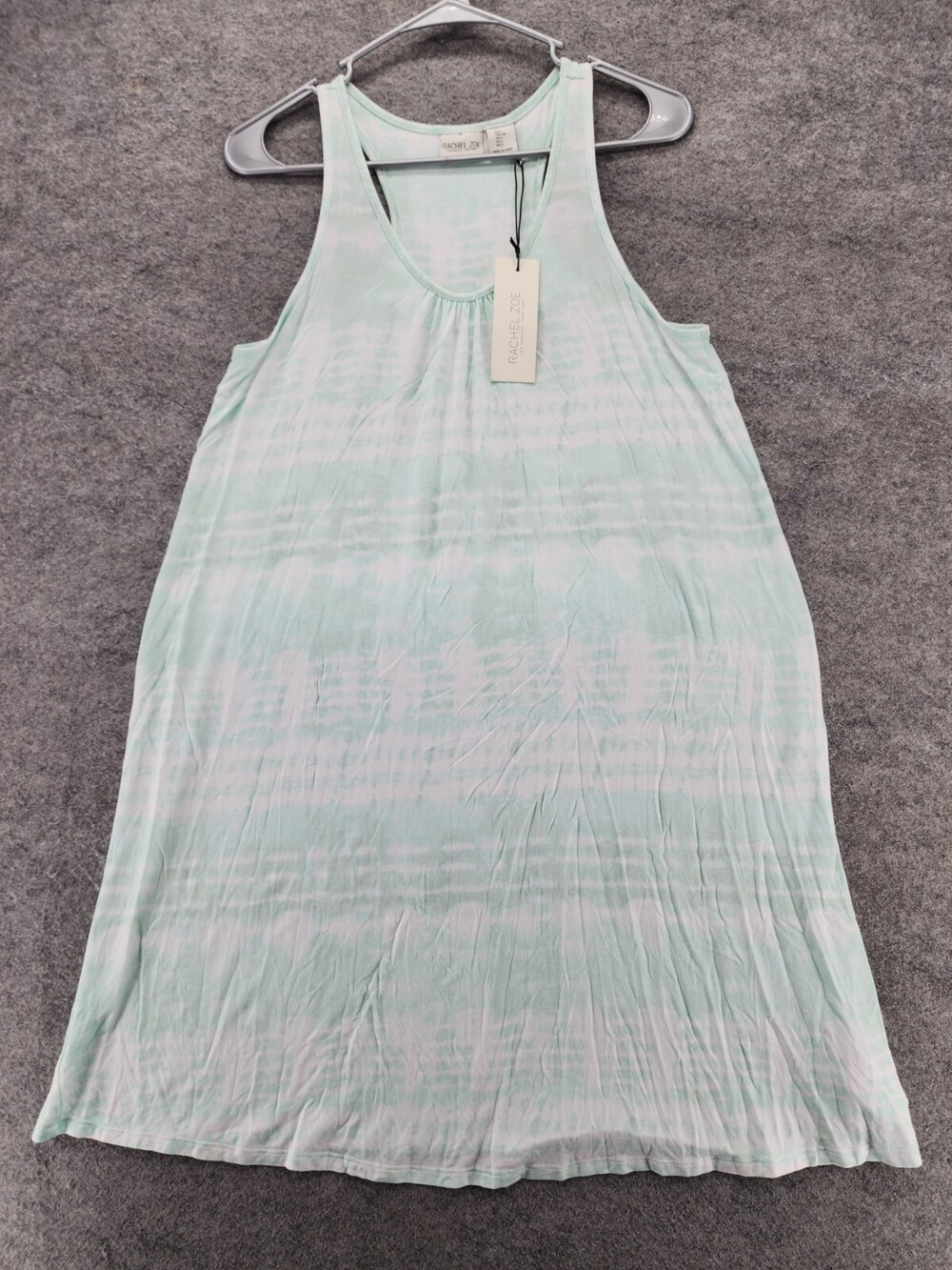 Rachel Zoe Dress Womens Large Sleeveless Blue Knee Length